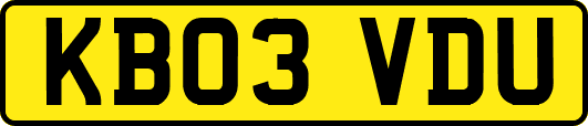 KB03VDU