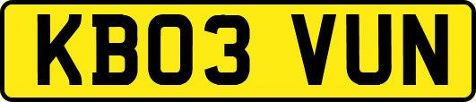 KB03VUN