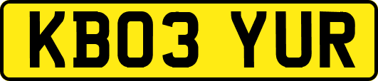 KB03YUR