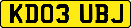 KD03UBJ