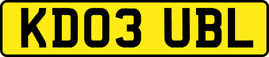 KD03UBL