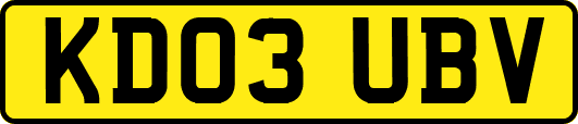 KD03UBV