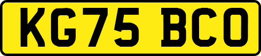 KG75BCO