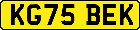 KG75BEK