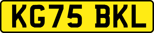 KG75BKL