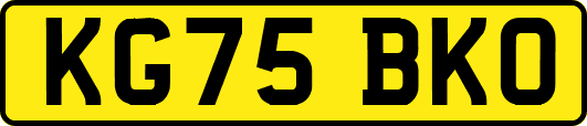 KG75BKO