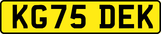 KG75DEK