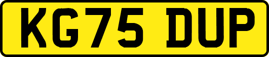 KG75DUP