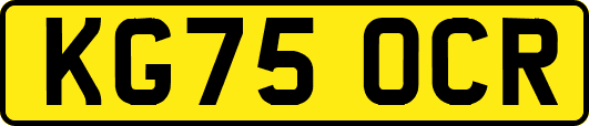 KG75OCR