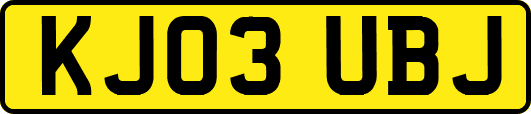 KJ03UBJ