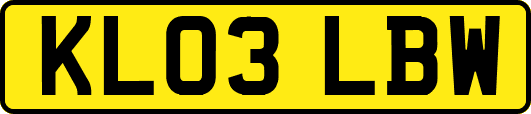 KL03LBW