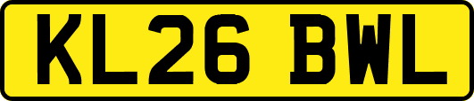 KL26BWL