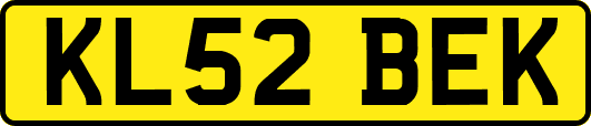 KL52BEK