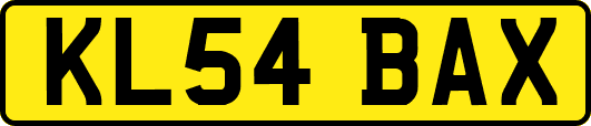 KL54BAX