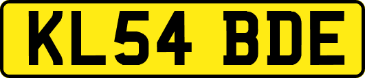 KL54BDE