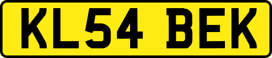 KL54BEK