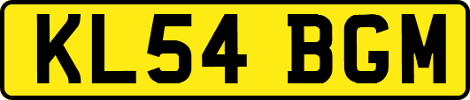 KL54BGM