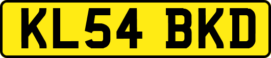 KL54BKD