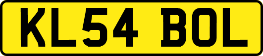 KL54BOL