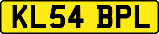 KL54BPL