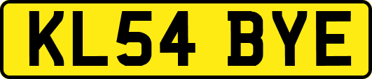 KL54BYE