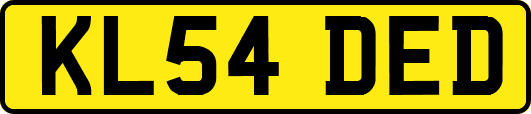 KL54DED