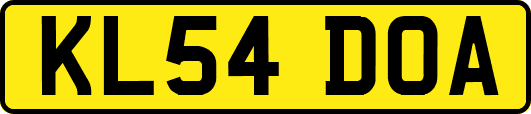 KL54DOA