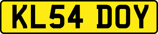 KL54DOY