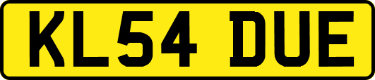 KL54DUE