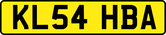 KL54HBA