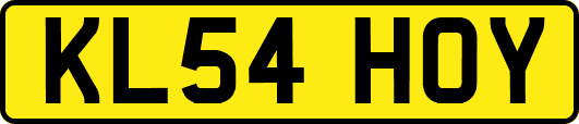 KL54HOY