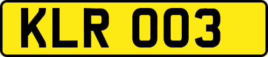 KLR003