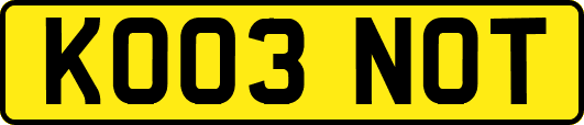 KO03NOT