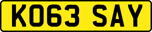 KO63SAY