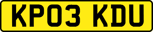 KP03KDU