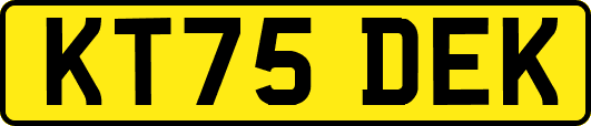 KT75DEK