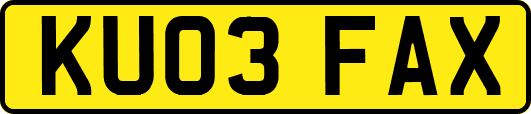 KU03FAX