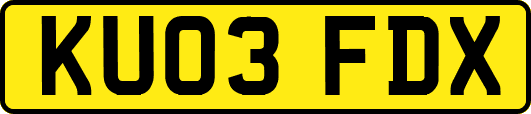 KU03FDX