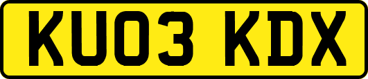 KU03KDX