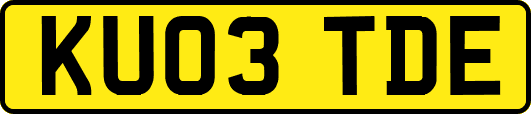 KU03TDE