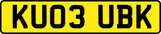 KU03UBK