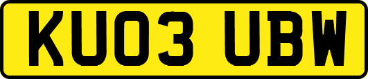 KU03UBW