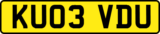 KU03VDU