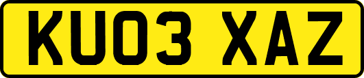 KU03XAZ