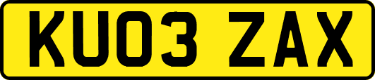 KU03ZAX