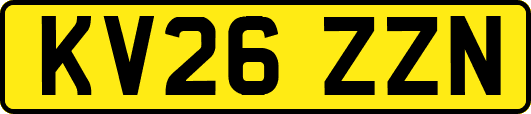 KV26ZZN