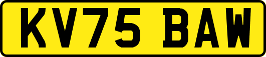 KV75BAW