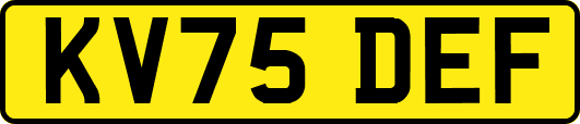 KV75DEF