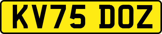 KV75DOZ
