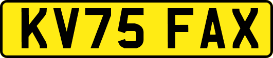 KV75FAX